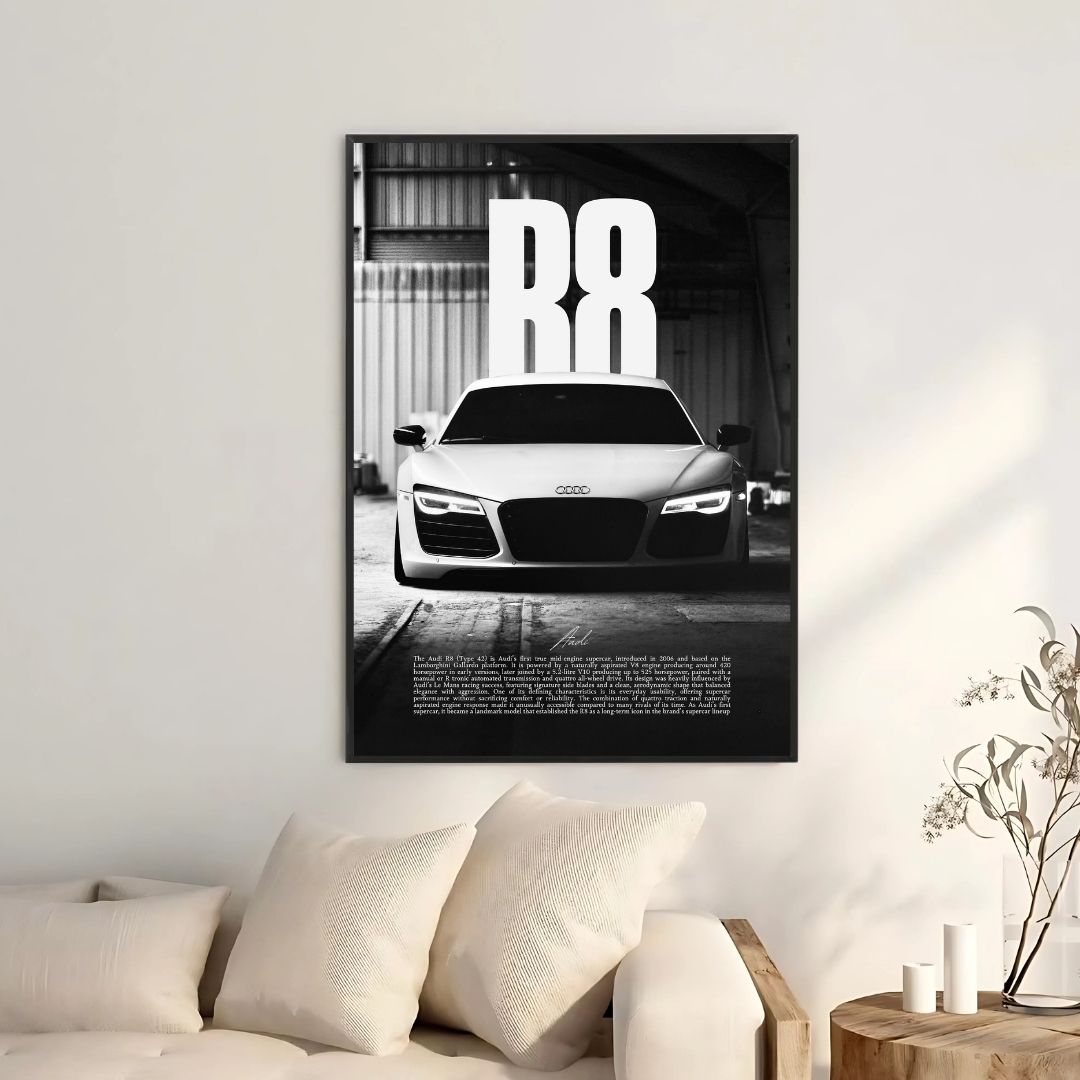 Audi R8 Type 42 White - Gallery