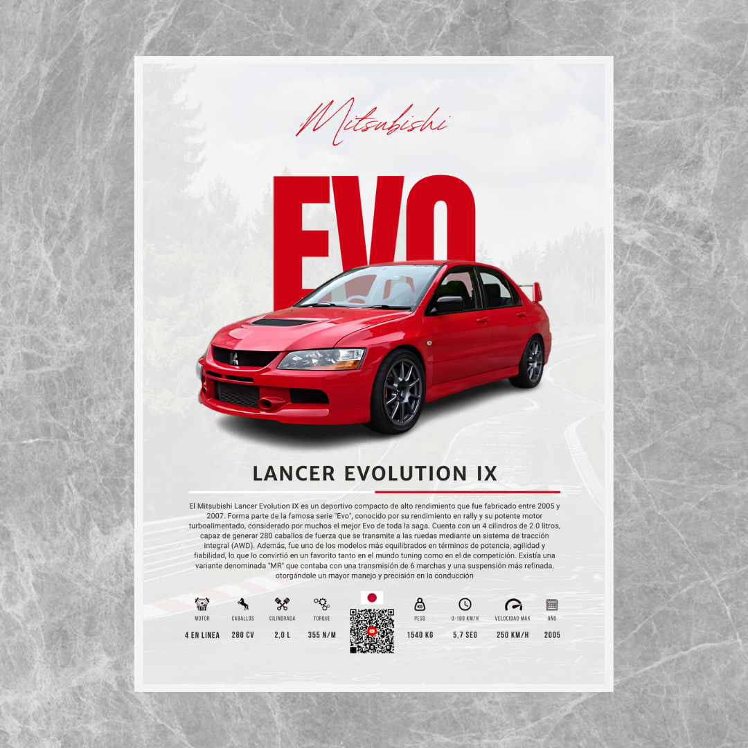 Mitsubishi Lancer Evolution IX - Descriptive