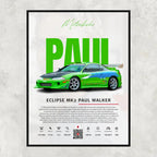 Mitsubishi Eclipse Paul Walker - Descriptive