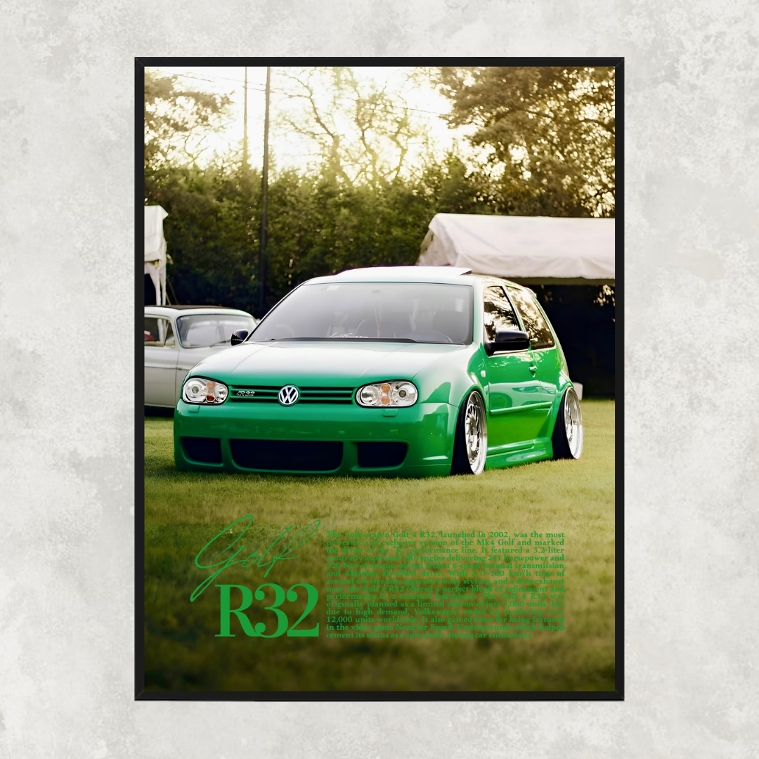 Volkswagen Golf MK4 R32 Green - Old money