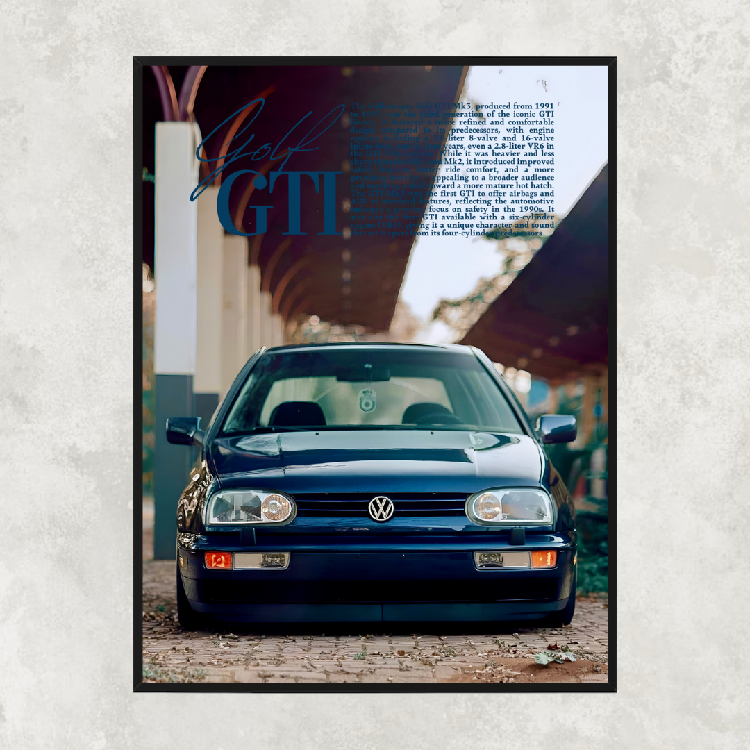 Volkswagen Golf GTI MK3 Blue - Old money