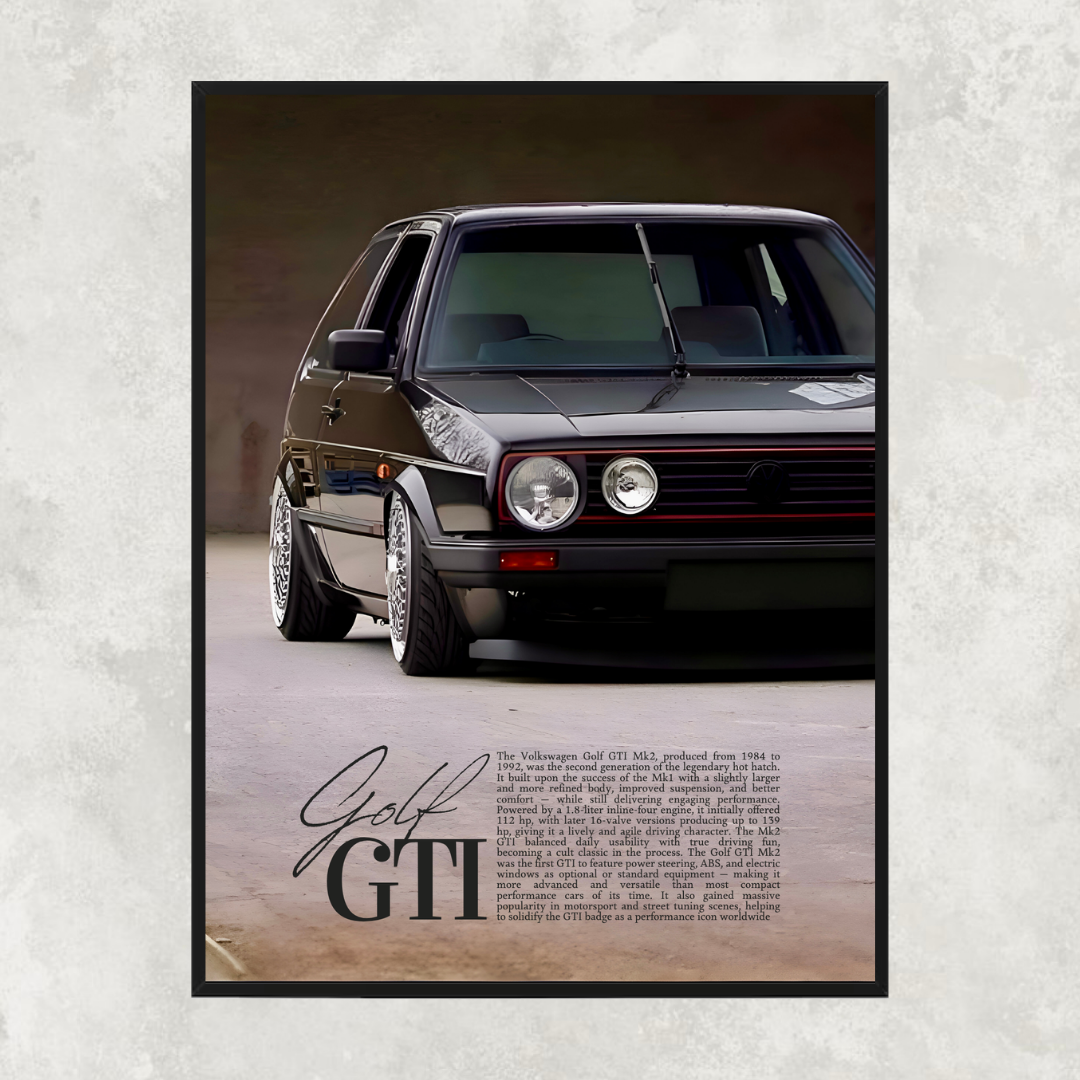 Volkswagen Golf GTI MK2 Black - Old money