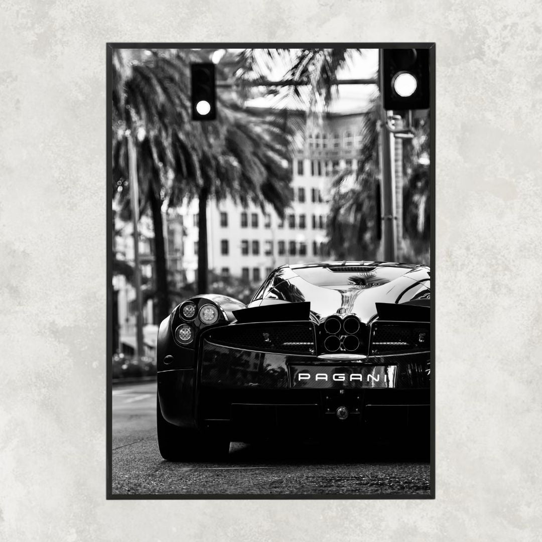 Pagani Huayra Black & White - Gallery