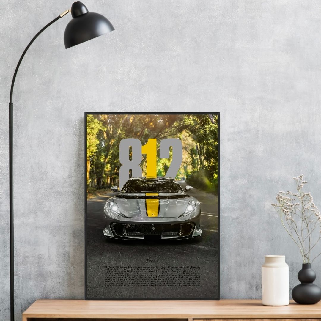 Ferrari 812 Competizione Grey - Gallery