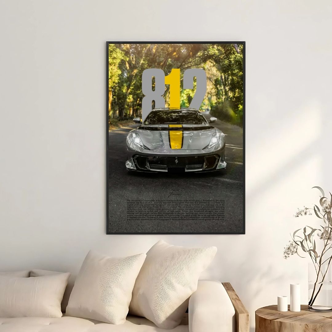 Ferrari 812 Competizione Grey - Gallery