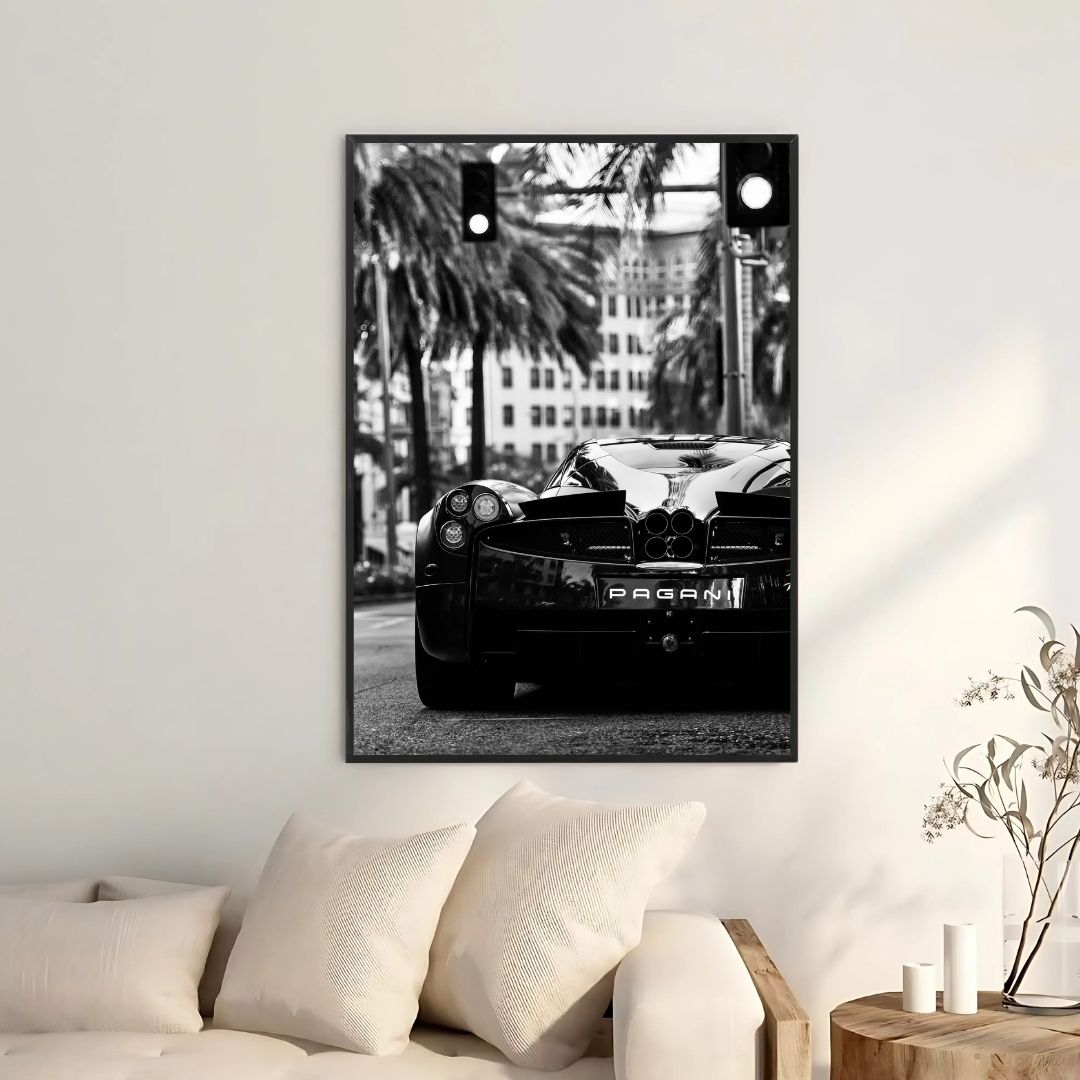 Pagani Huayra Black & White - Gallery