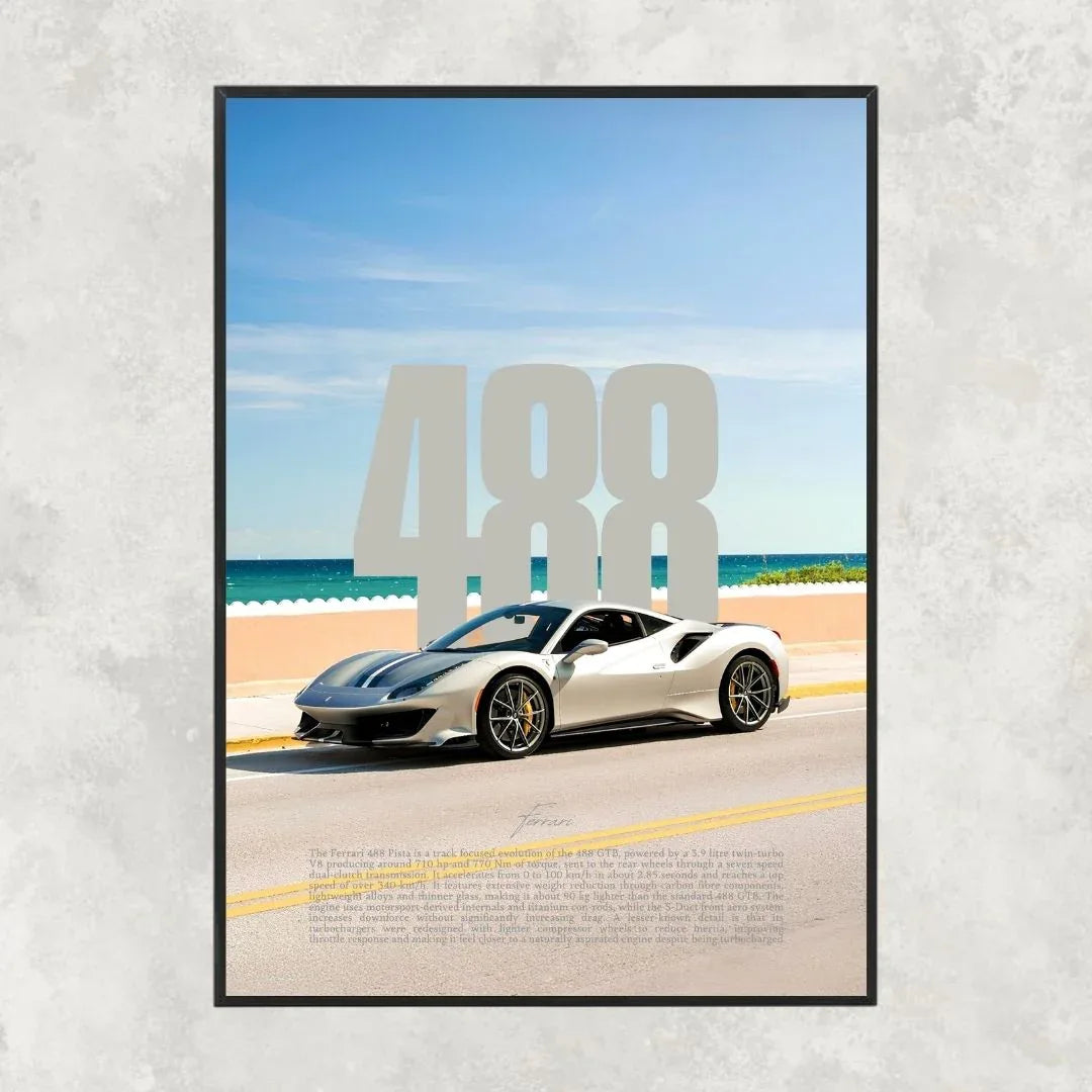 Ferrari 488 Pista Grau - Old Money