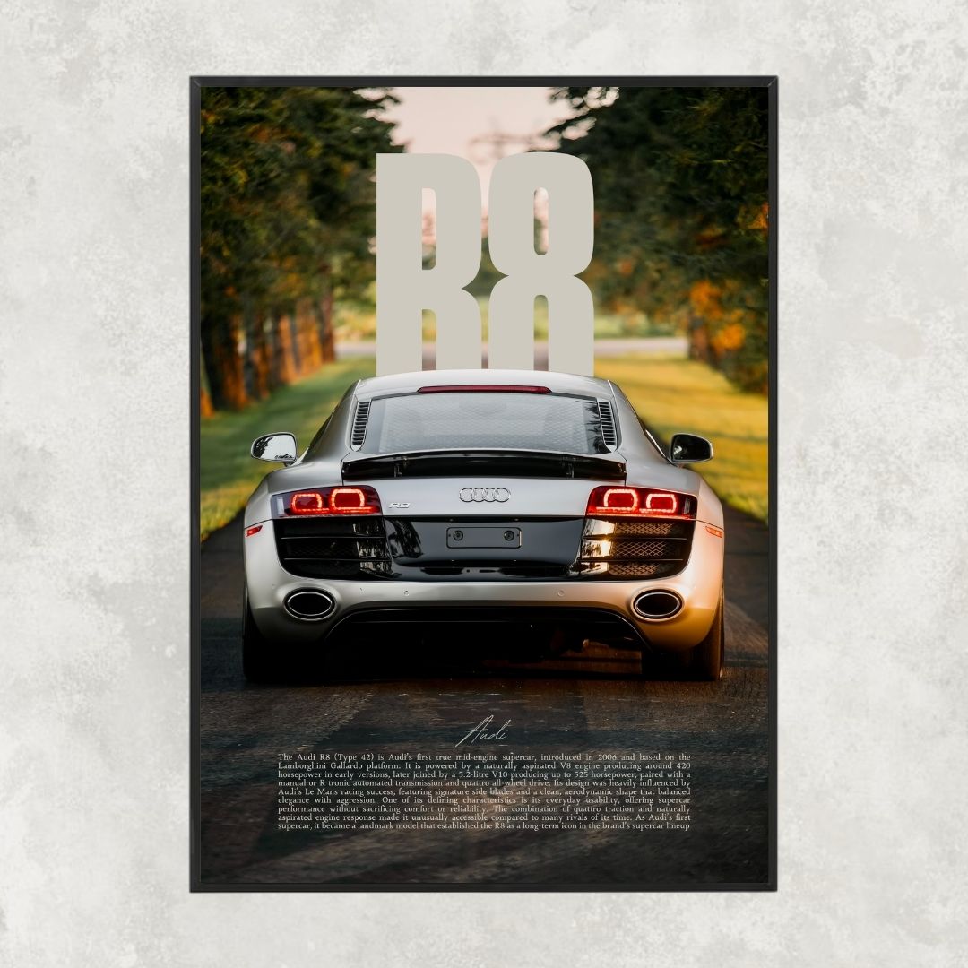 Audi R8 Type 42 Grey - Gallery