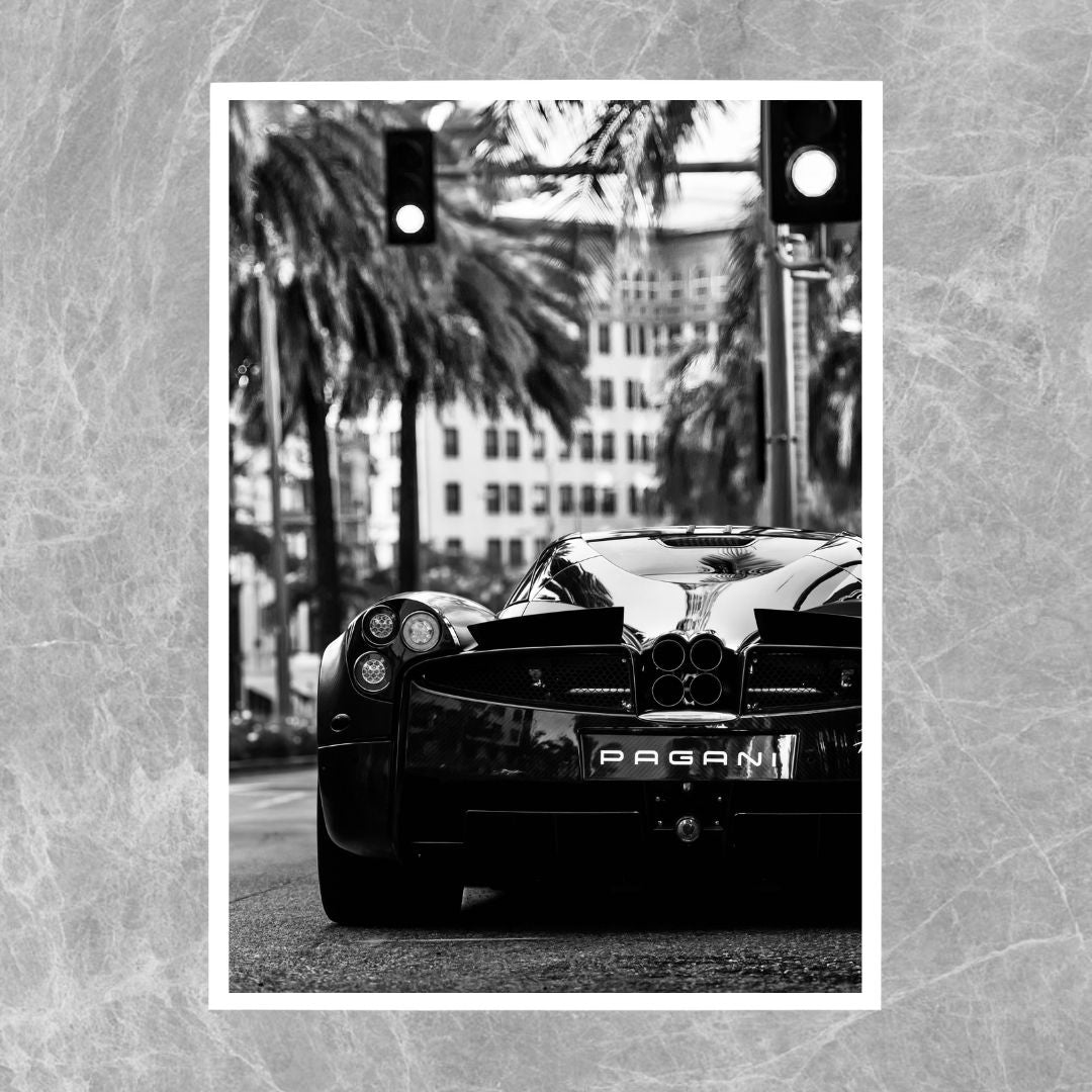 Pagani Huayra Black & White - Gallery