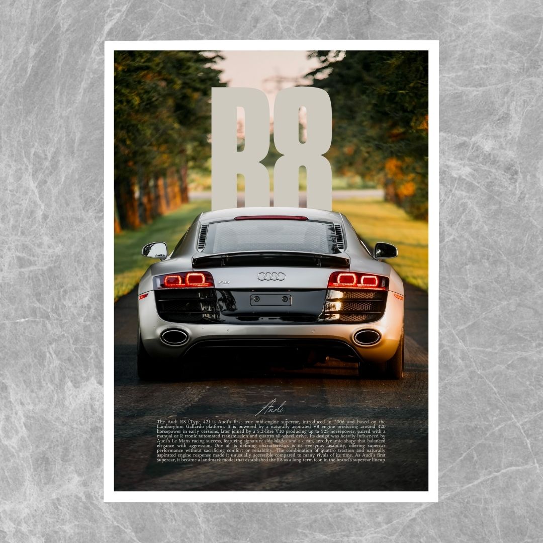 Audi R8 Type 42 Grey - Gallery