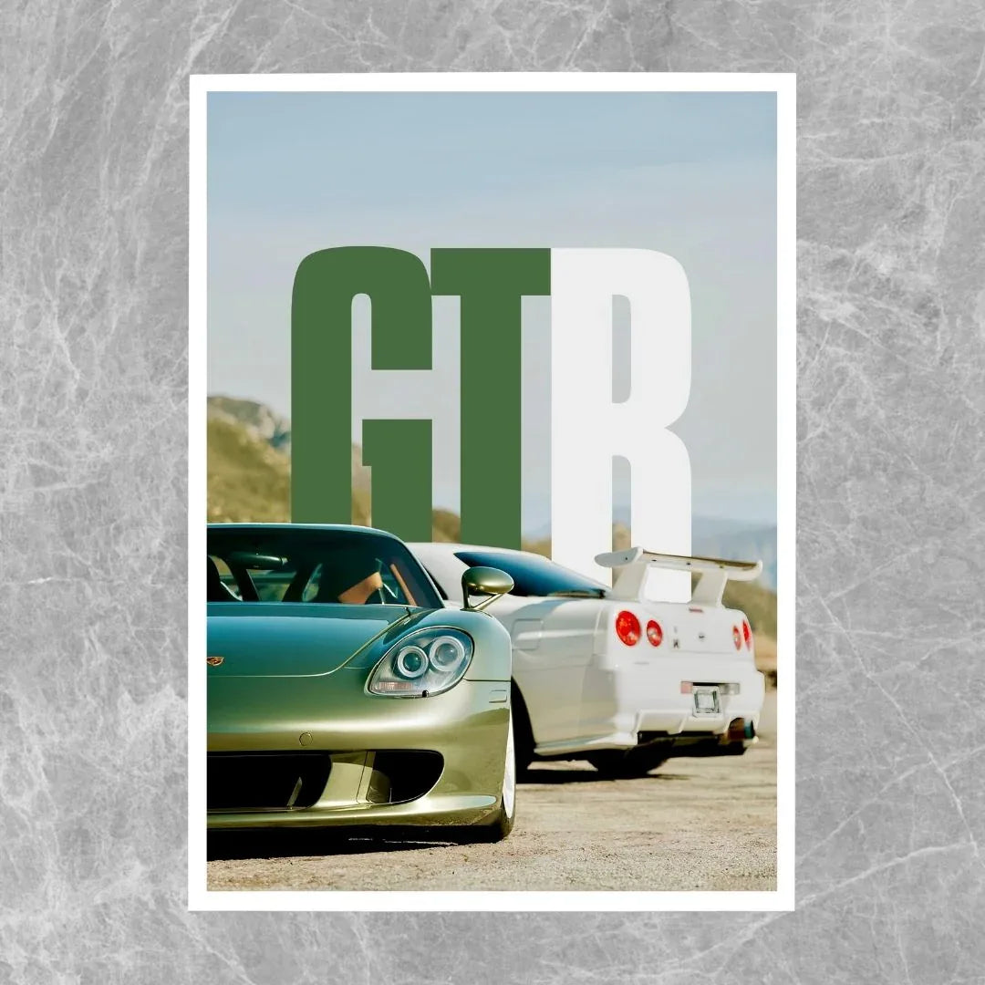 Porsche Carrera GT & Nissan GTR - Old money