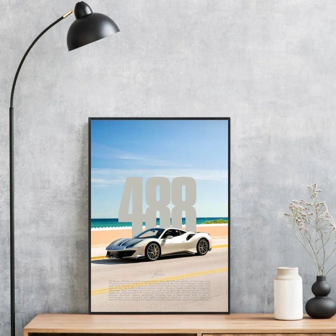 Ferrari 488 Pista Grau - Old Money