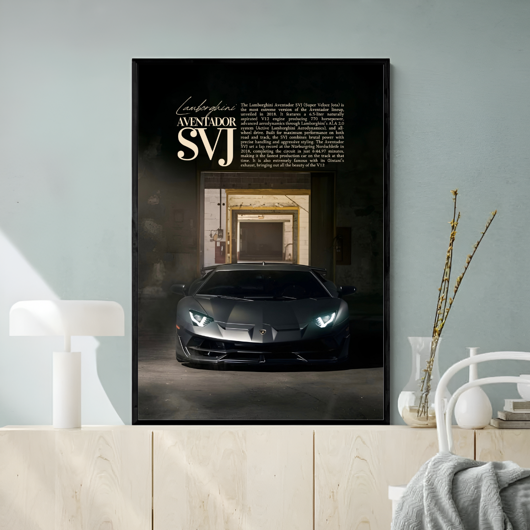 Lamborghini Aventador SVJ Black - Old Money