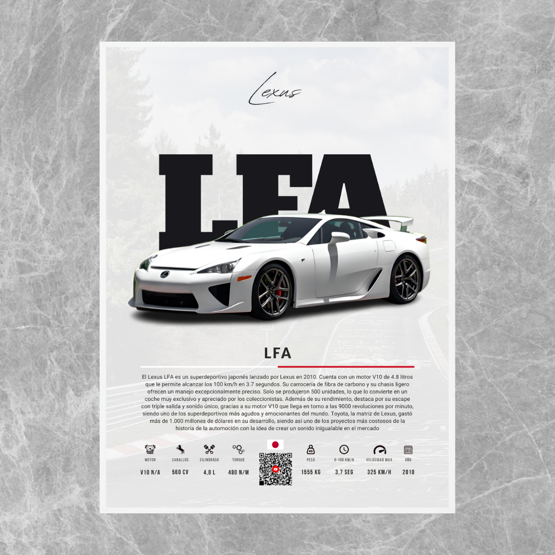 Lexus LFA - Descriptive