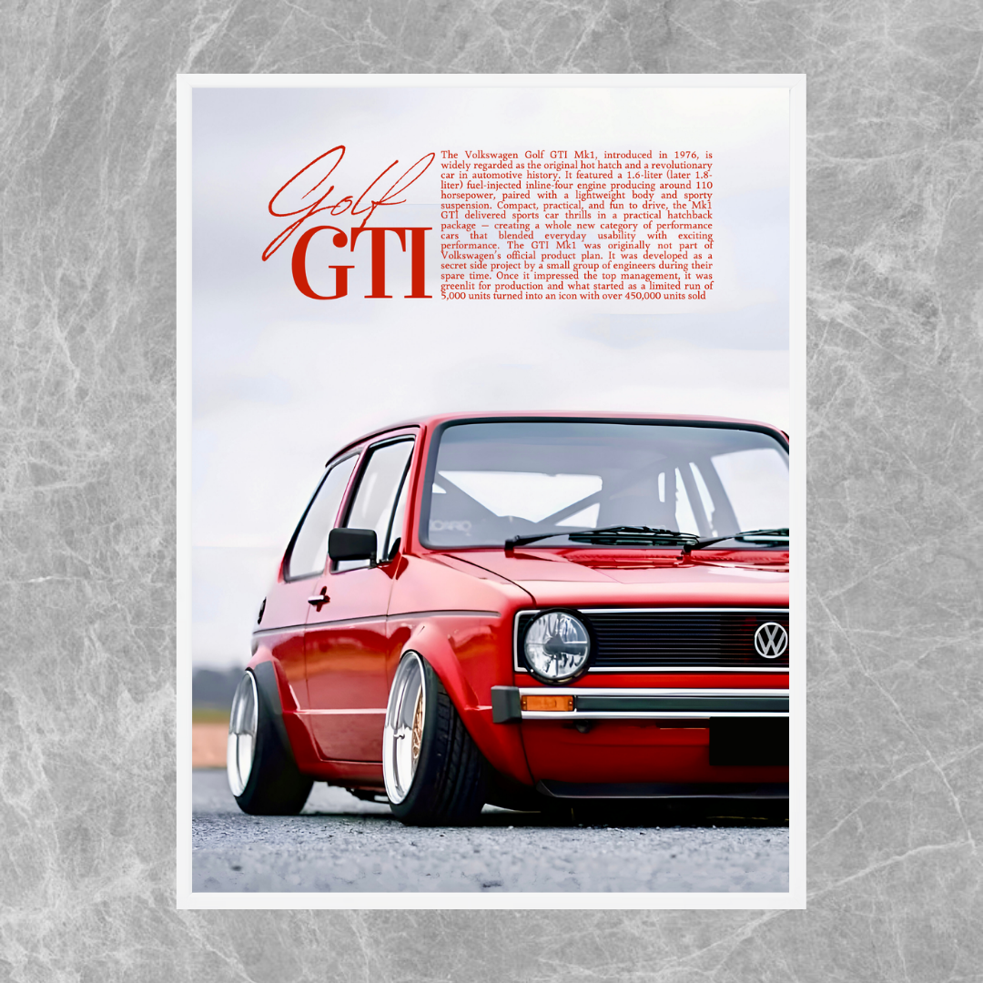 Volkswagen Golf GTI MK1 Red - Old Money