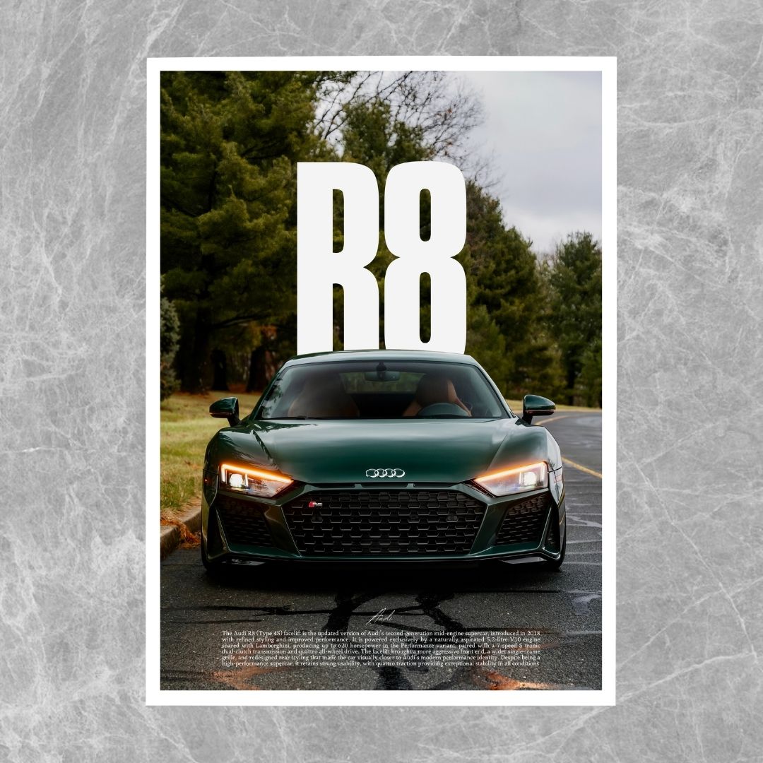 Audi R8 Type 4S Front - Gallery