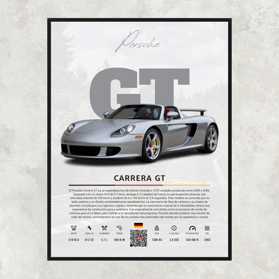 Porsche Carrera GT - Descriptive