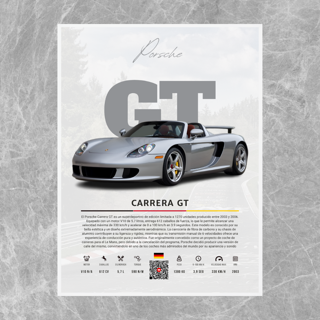 Porsche Carrera GT - Descriptive