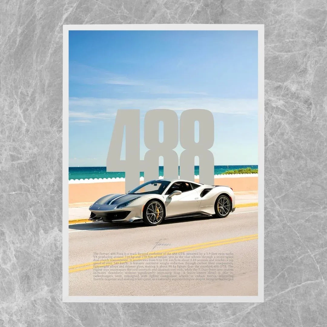 Ferrari 488 Pista Grau - Old Money