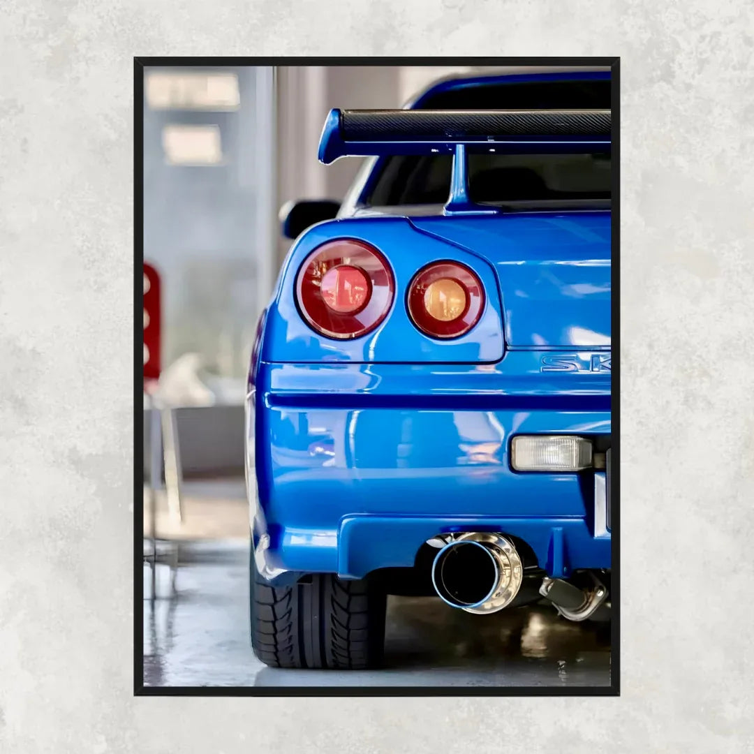 Gt R R34 Rear Design Nissan GTR R34 Rear - Gallery – LM Design Store