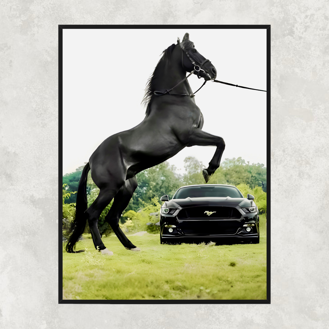 Ford Mustang Black Horse - Old money