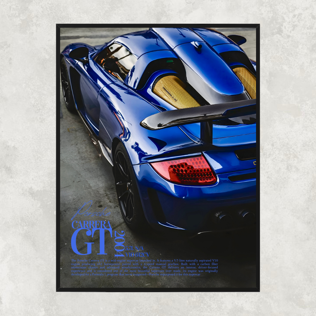 Porsche Carrera GT Blue - Old Money