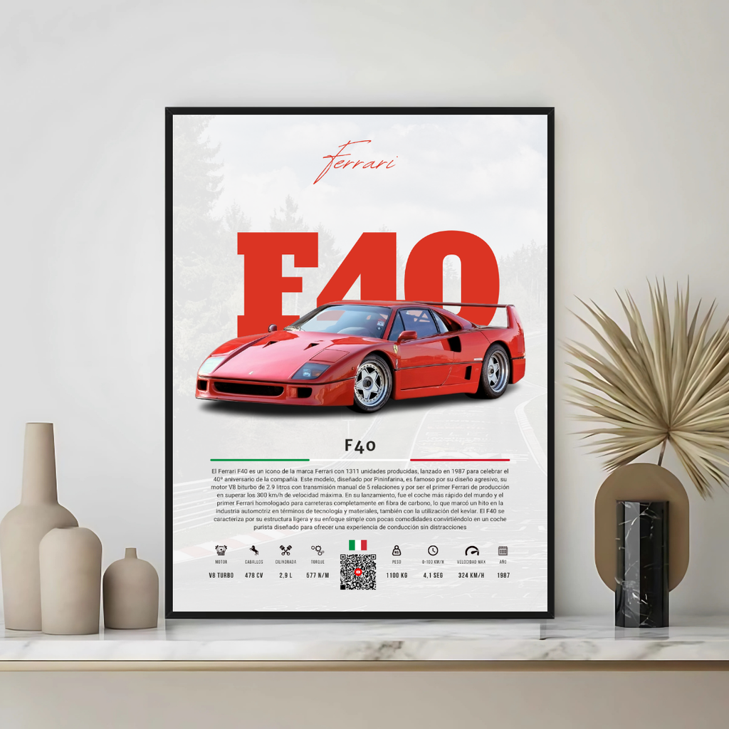 Ferrari F40 - Descriptive