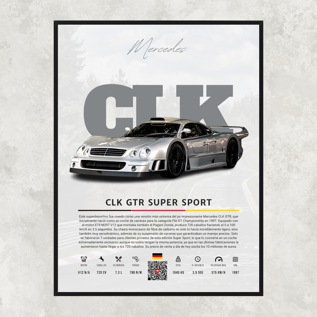 Mercedes CLK GTR Super Sport - Descriptive