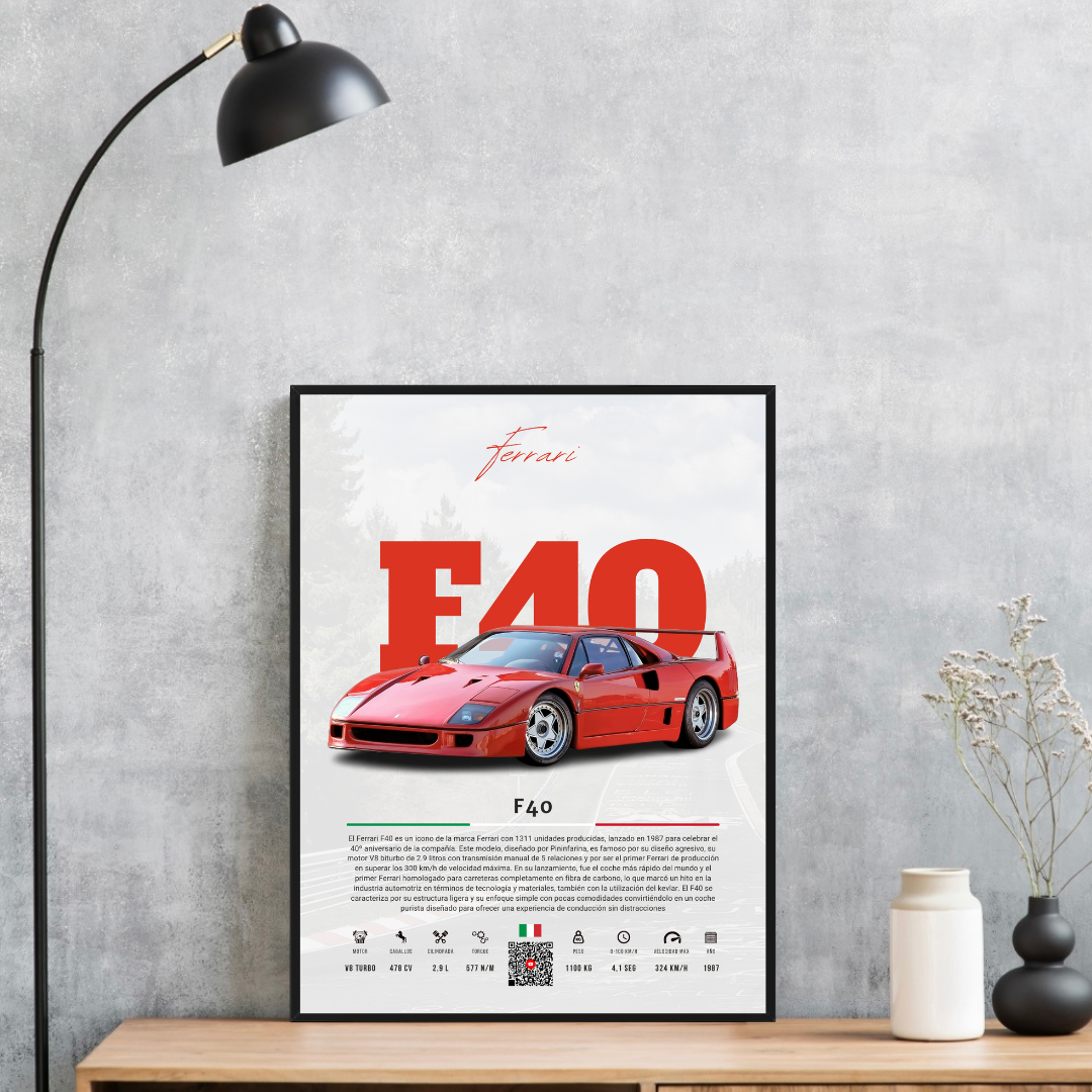 Ferrari F40 - Descriptive