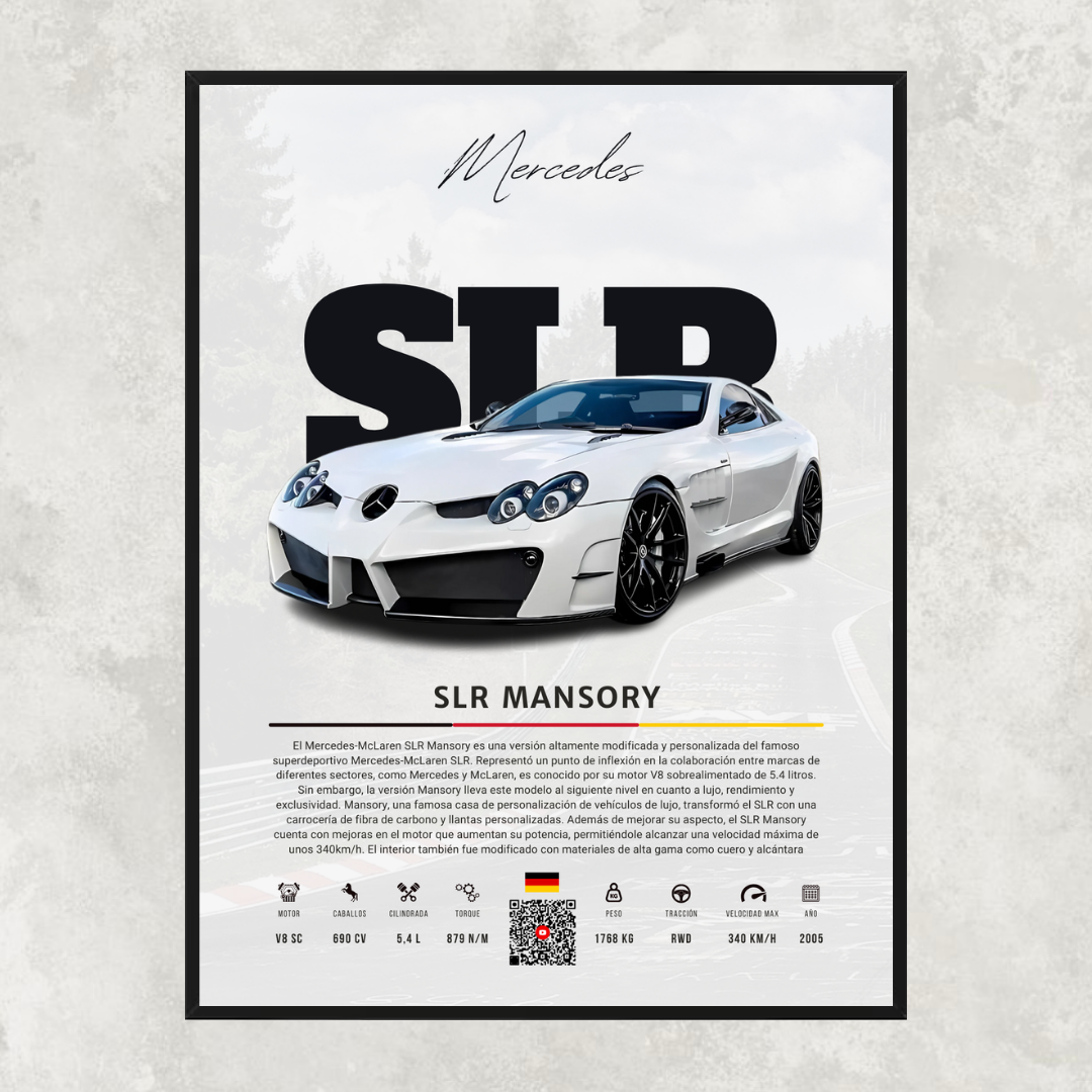 Mercedes SLR AMG Mansory - Descriptive