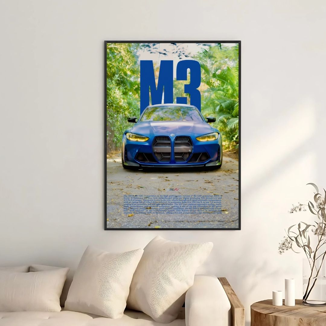 BMW M3 Competition G80 Blue - Gallery