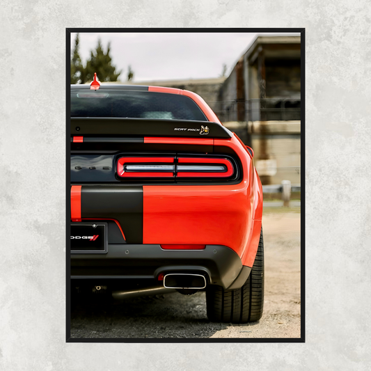 Dodge Challenger Rear - Old Money