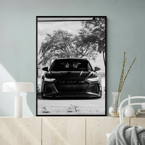 Audi RS6 C8 Black & White - Old money