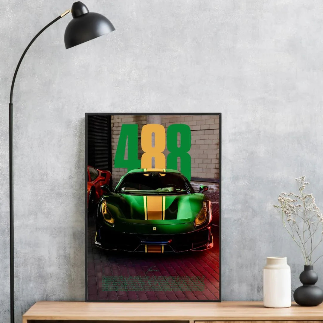 Ferrari 488 Pista Grün - Galerie