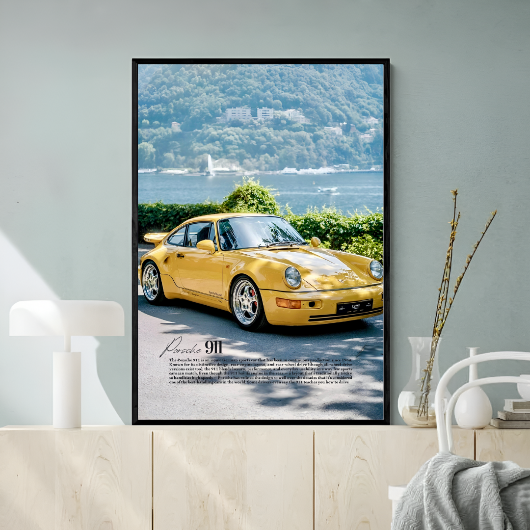 Porsche 911 Yellow - Old Money