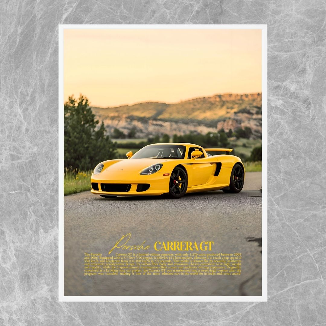 Porsche Carrera GT Yellow - Old money
