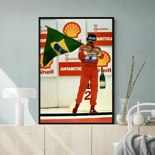 Ayrton Senna wins in Brazil for McLaren - Old money