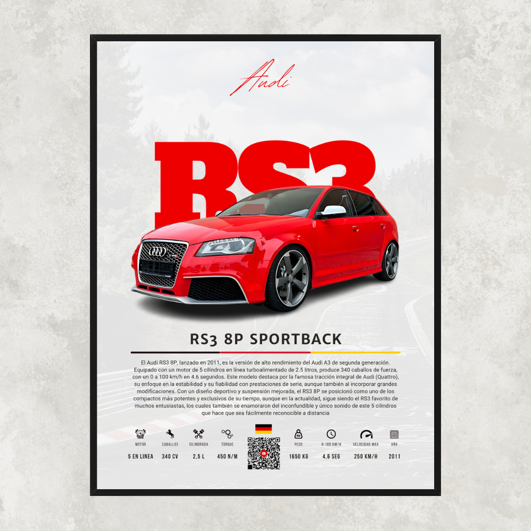 Audi RS3 8P - Descriptive