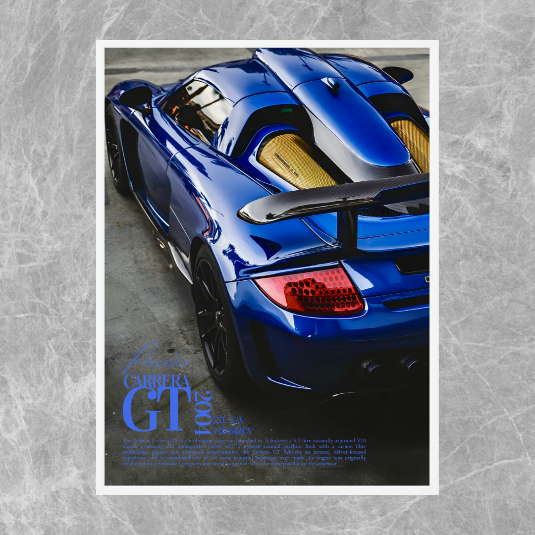 Porsche Carrera GT Blue - Old Money