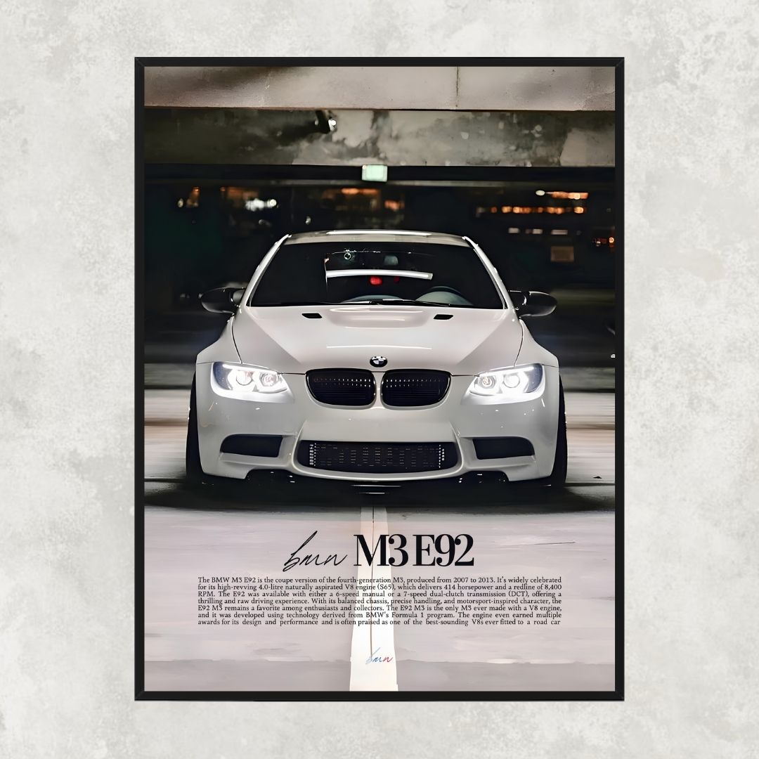 BMW M3 E92 White - Old money