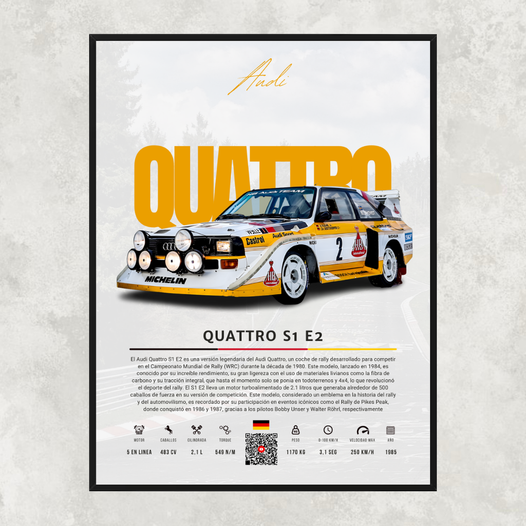 Audi Quattro S1 E2 - Descriptive