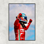 Fernando Alonso Celebrating - Gallery