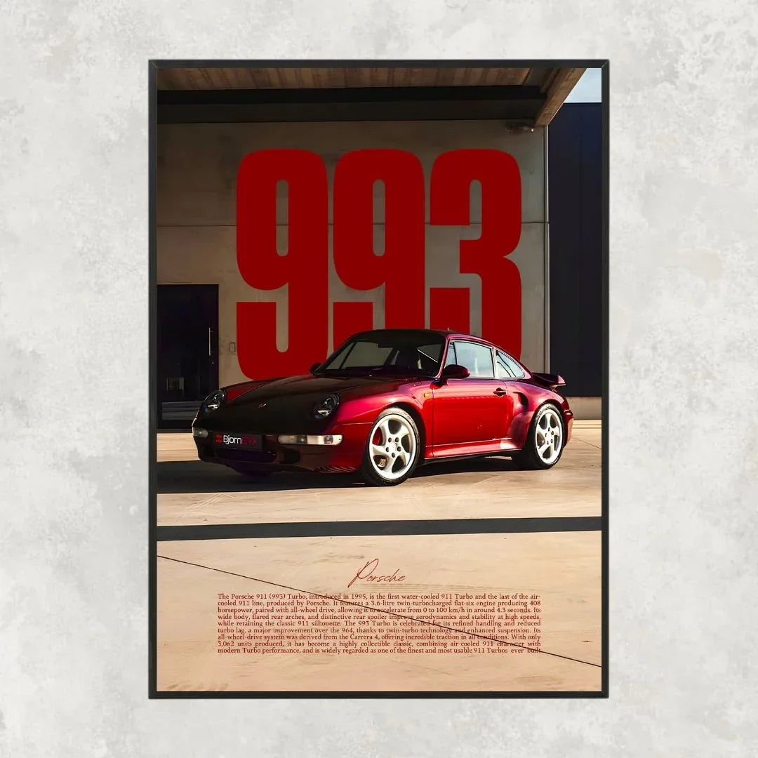 Porsche 911 993 Turbo Granate - Old money