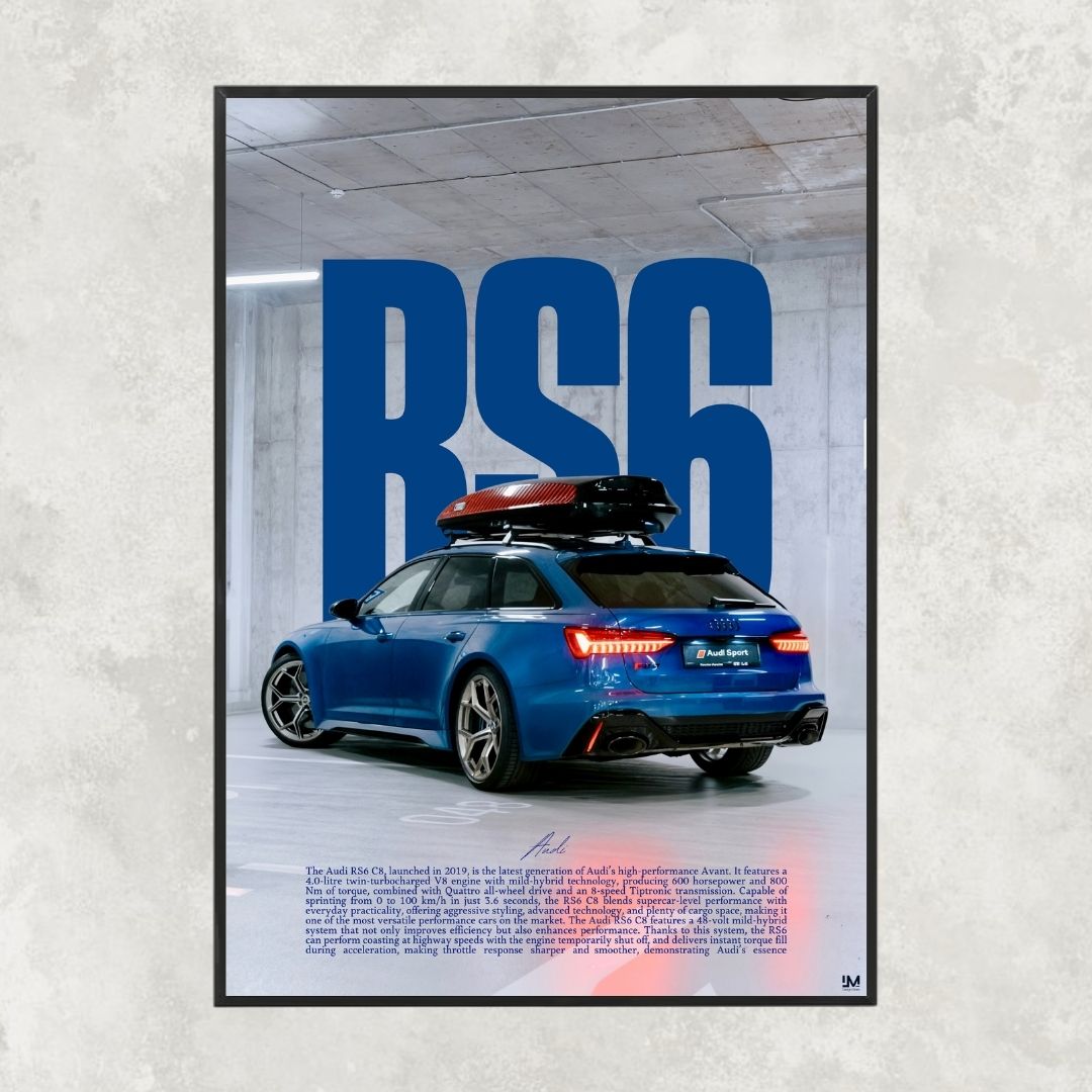 Audi RS6 C8 Blue - Old money