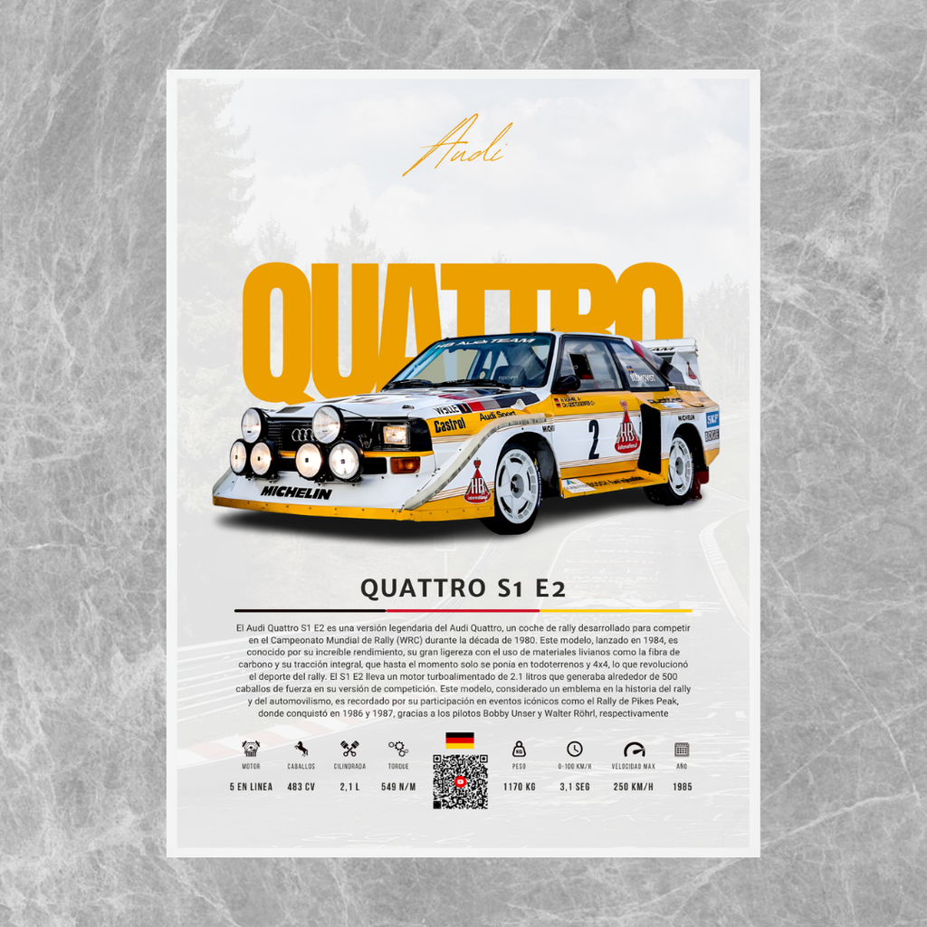 Audi Quattro S1 E2 - Descriptive