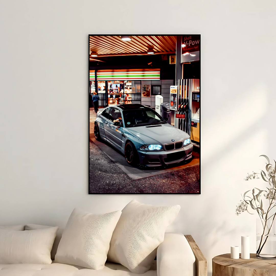 BMW M3 E46 Gas Station - Old money