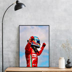 Fernando Alonso Celebrating - Gallery