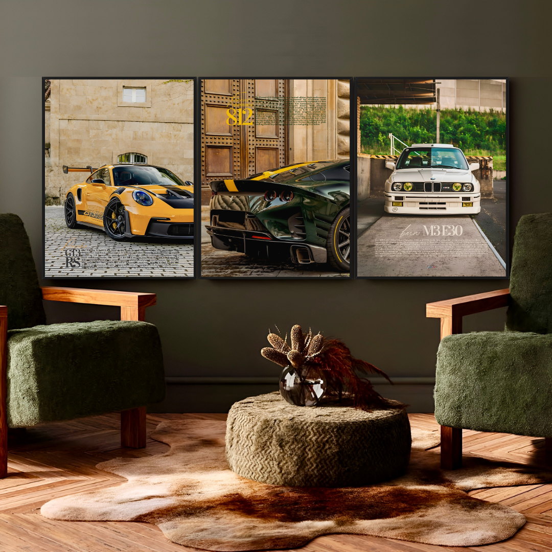 Ferrari 812 Competizione Green Rear - Old money