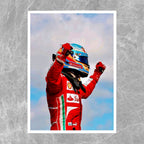 Fernando Alonso Celebrating - Gallery