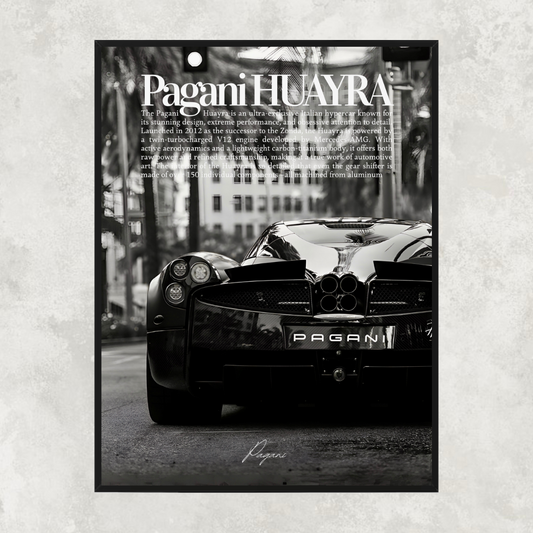 Pagani Huayra Blanco y Negro - Old Money